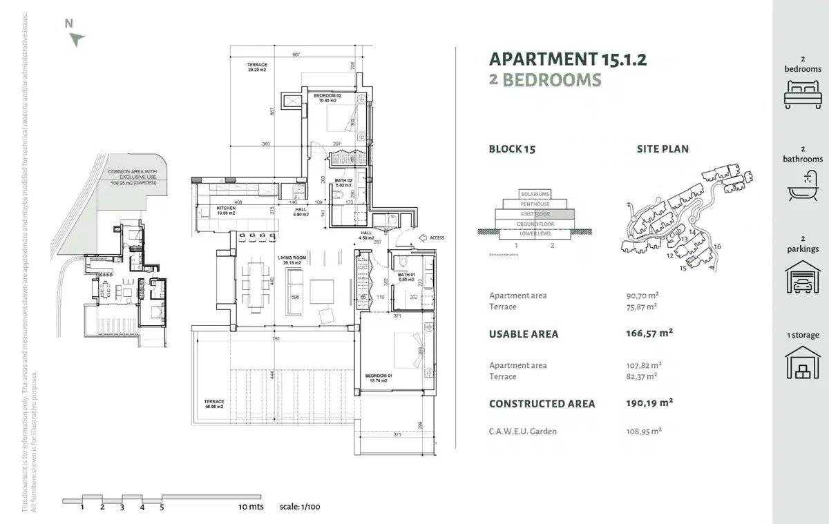 2-Bedroom, 2-Bathroom Apartment in Prestigious Marbella Club Golf Resort