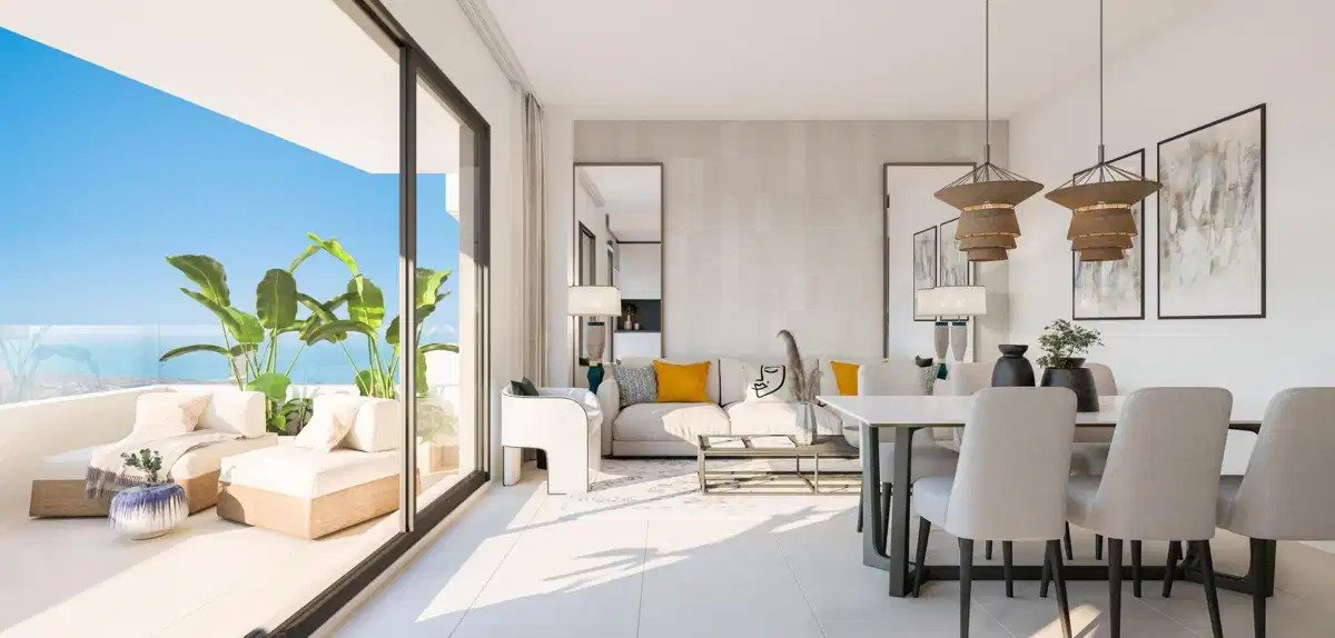 2-Bedroom, 2-Bathroom Ground Floor Apartment with Panoramic Sea Views in Rincón de la Victoria