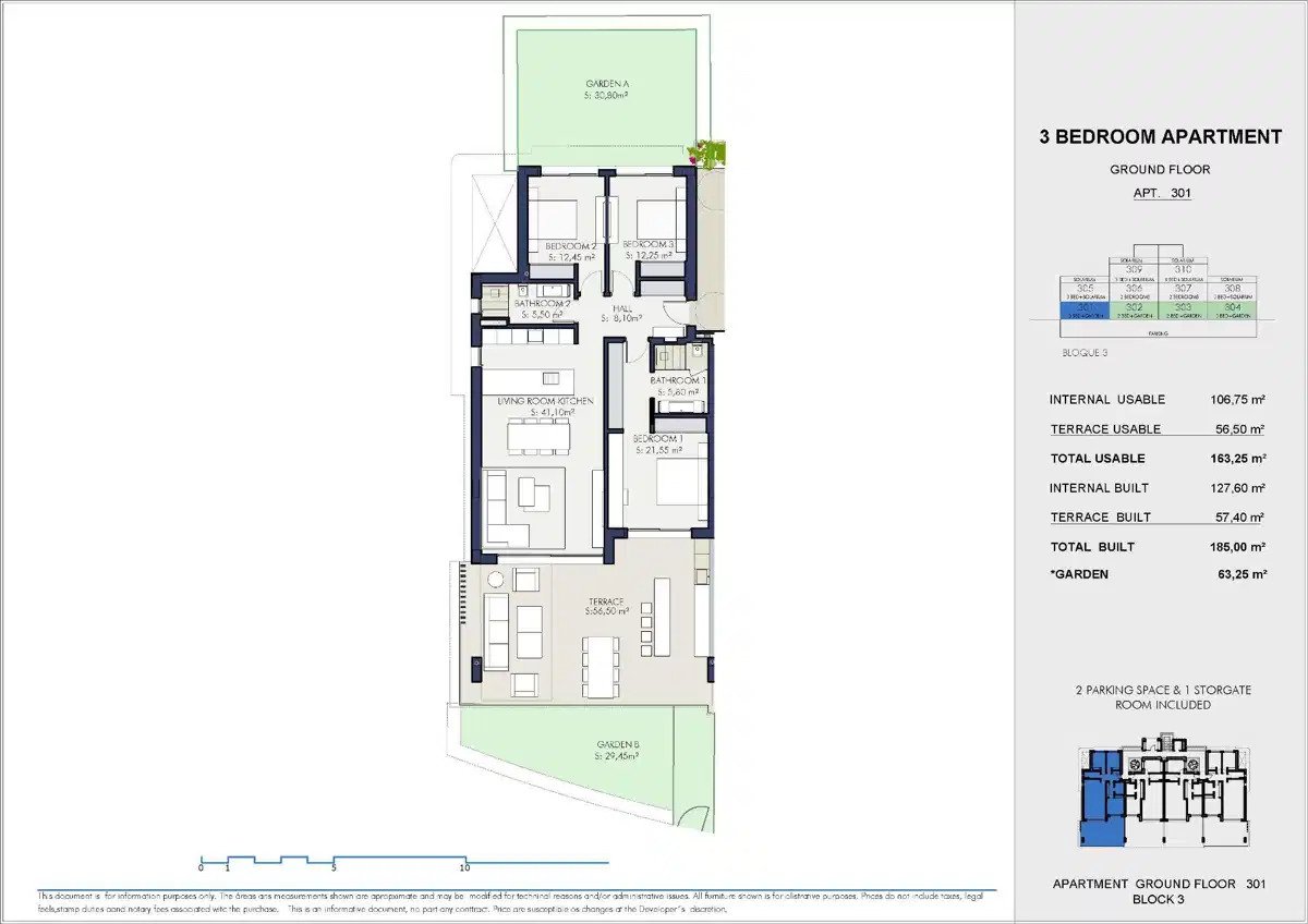 3-Bedroom, 2-Bathroom Luxury Ground Floor Apartment with Resort Amenities in Estepona, 400m from Beach