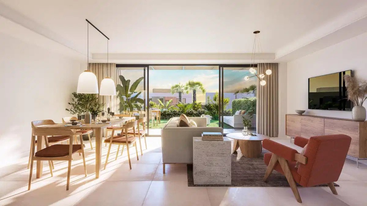 3-Bedroom, 2-Bathroom Townhouse with Sea and Golf Views in El Chaparral