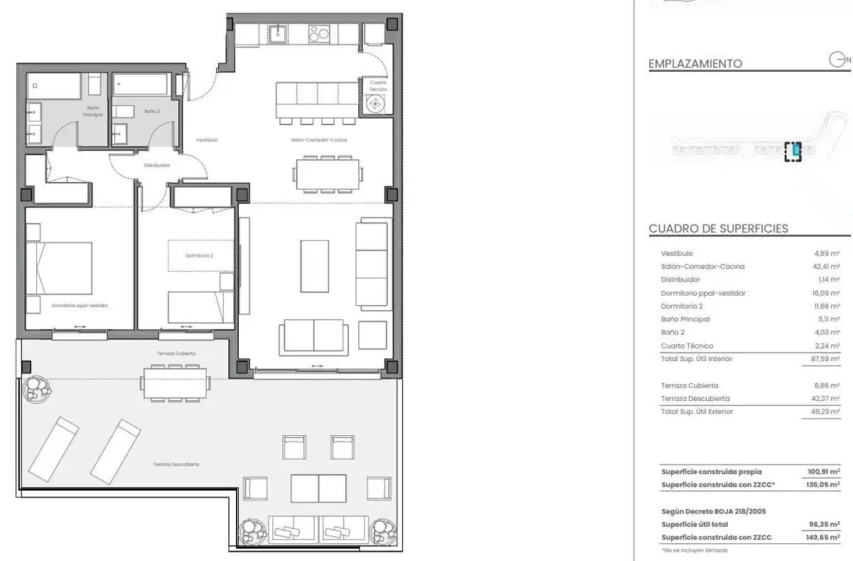 2-Bedroom, 2-Bathroom Apartment with Panoramic Mediterranean Views in Marbella