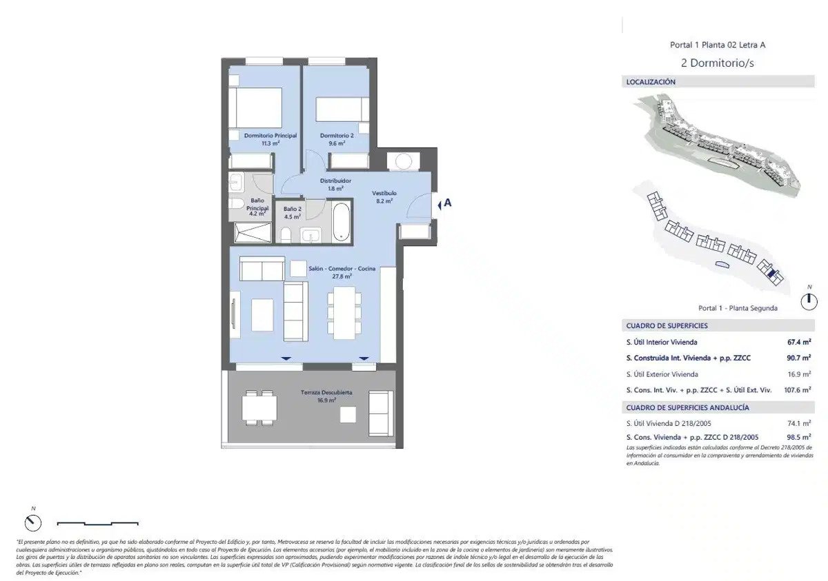 2-Bedroom, 2-Bathroom Penthouse with South Orientation and Exceptional Communal Amenities in Estepona