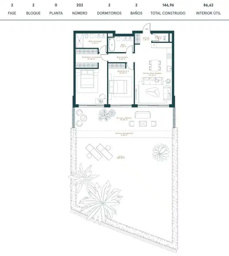 2-Bedroom, 2-Bathroom Ground Floor Apartment with Expansive Terrace in Prestigious Mijas Development