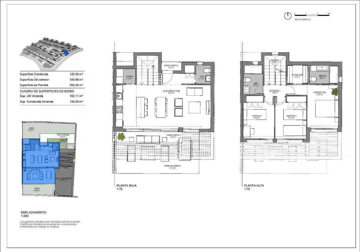 3-Bedroom, 2-Bathroom Semi-Detached Villas Near Estepona with Communal Saltwater Pools