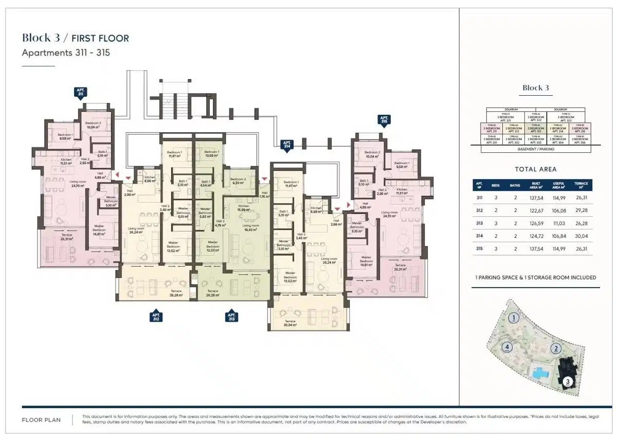 3-Bedroom, 2-Bathroom Apartment with Expansive Terraces and Underground Parking in Estepona