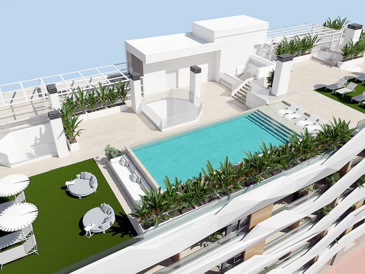 Located on the prestigious Avenida de Cervantes, in one of the most sought after areas of Guardamar del Segura, will be the Edificio Olas. This out...