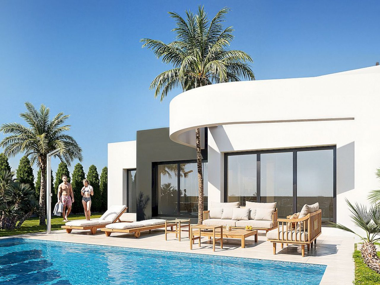 Best Mediterraneo is a new build Residential of modern Apartments and Villas on the frontline of La Serena Golf in Los Alcázares.This exclusive r...