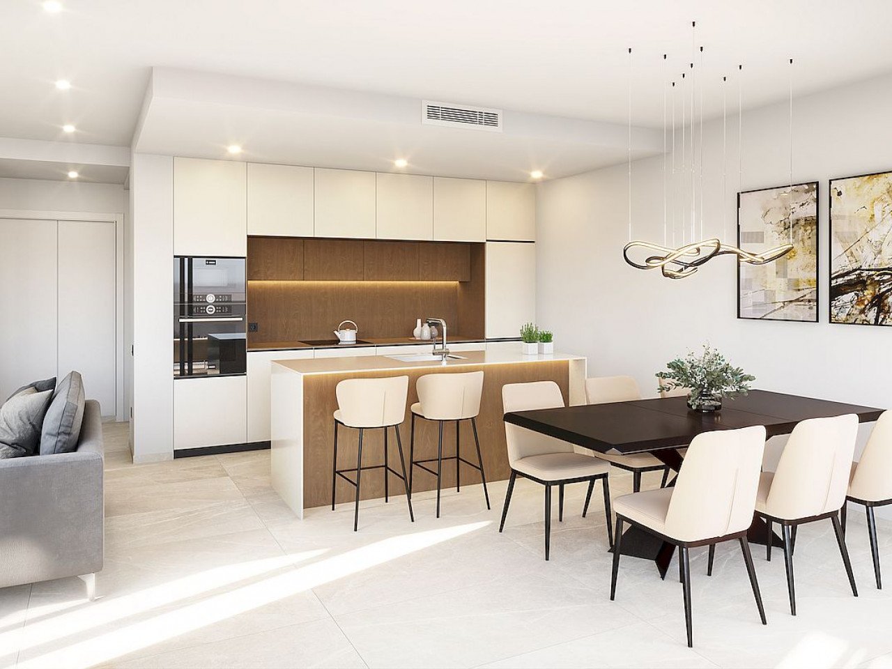 Best Mediterraneo is a new build Residential of modern Apartments and Villas on the frontline of La Serena Golf in Los Alcázares.This exclusive r...