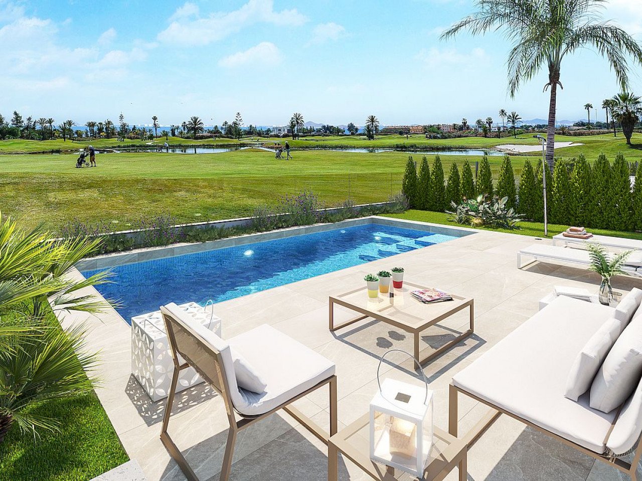 Best Mediterraneo is a new build Residential of modern Apartments and Villas on the frontline of La Serena Golf in Los Alcázares.This exclusive r...