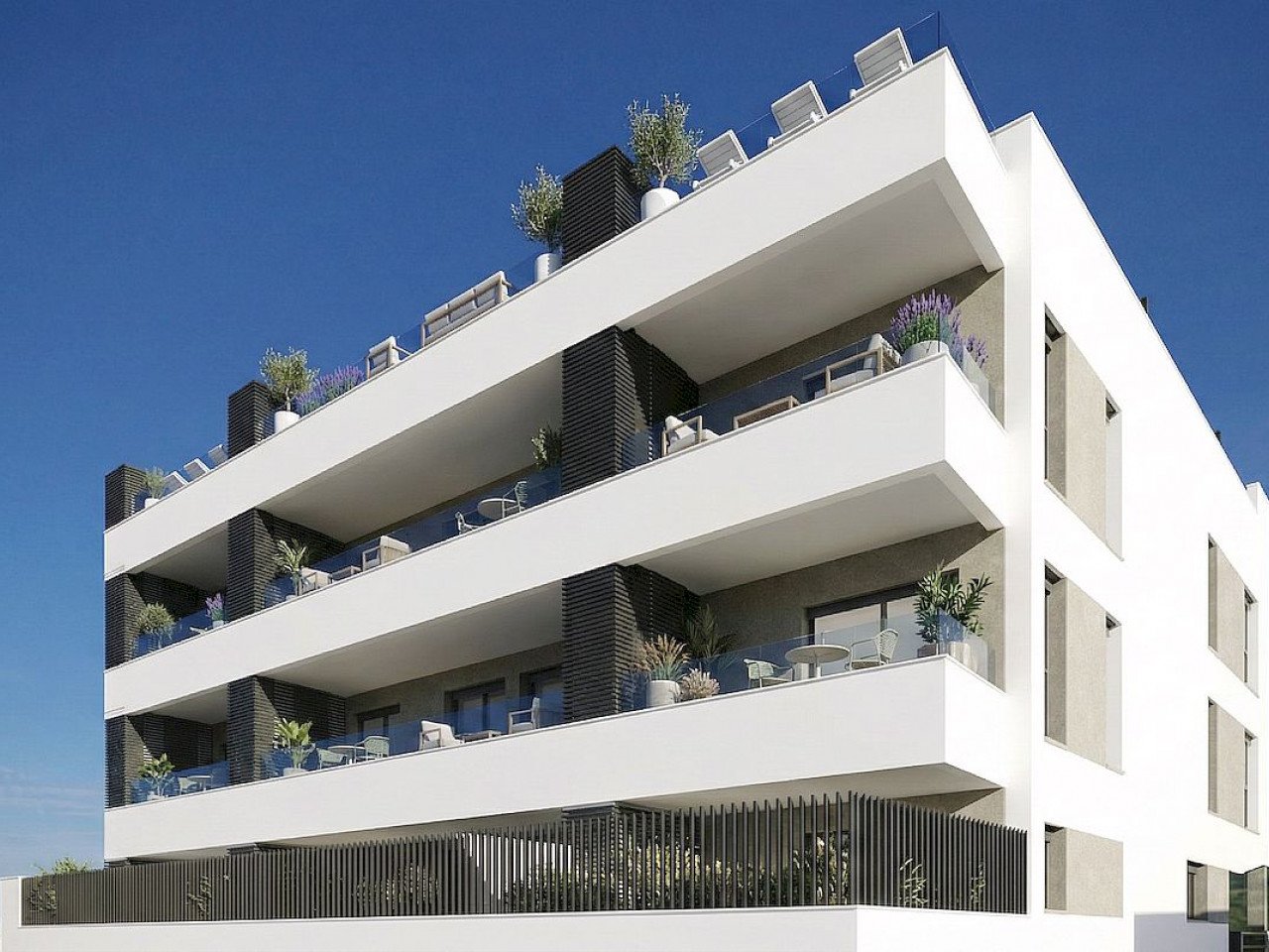 Neubau-Penthouse im Zentrum von Benijofar