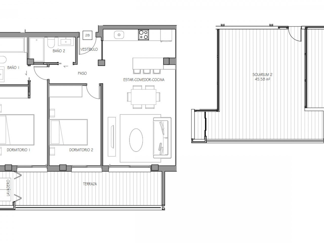 Neubau-Penthouse im Zentrum von Benijofar