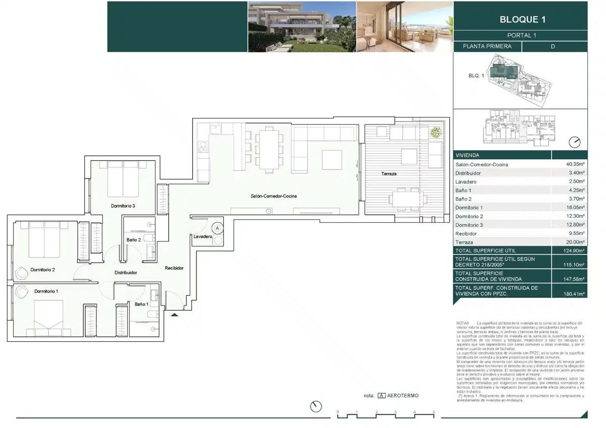 3-Bedroom, 2-Bathroom Apartment with Panoramic Sea Views in Estepona Resort