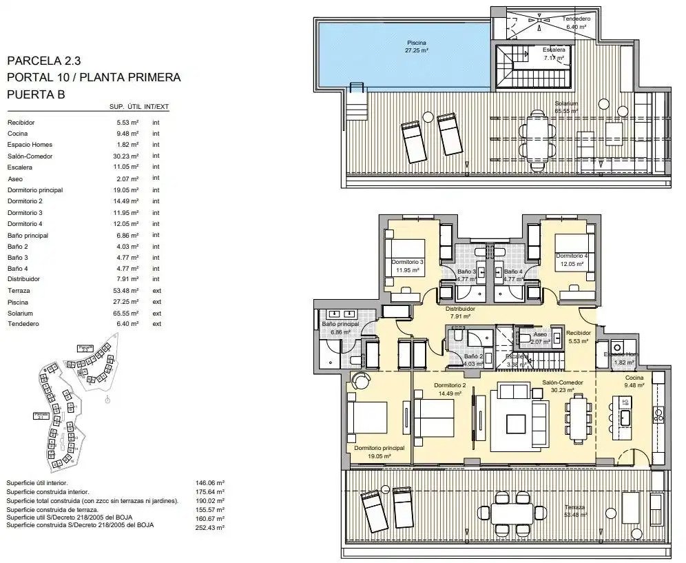 4-Bedroom, 4-Bathroom Top Floor Bungalow in Gated Frontline Golf Development Marbella