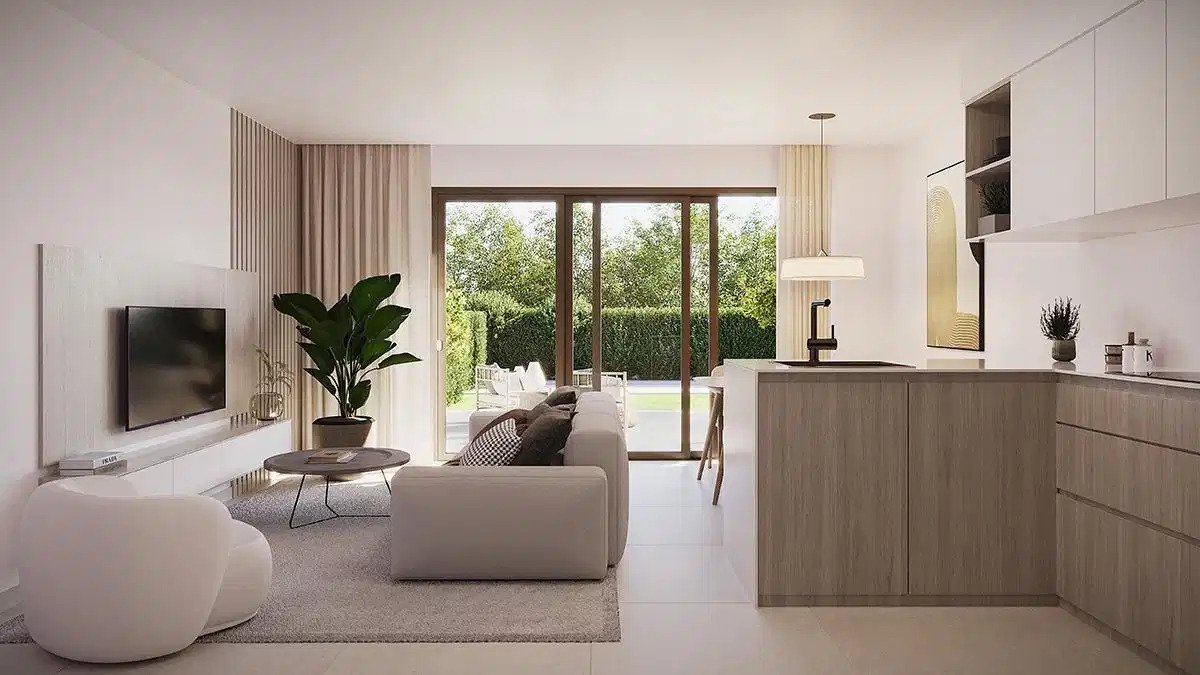 3-Bedroom, 2-Bathroom Contemporary Apartments with Rooftop Pool in Las Mesas, Estepona
