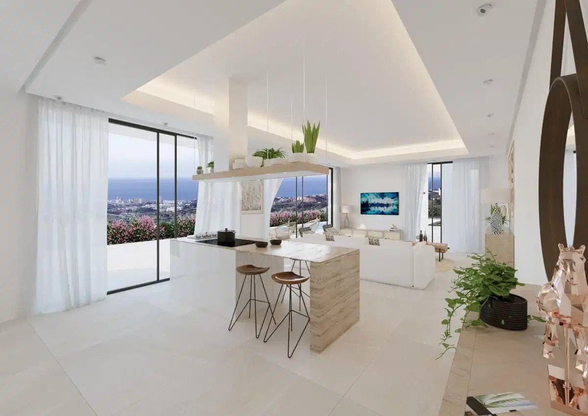 4-Bedroom, 4-Bathroom Luxury Villa with Panoramic Sea and Mountain Views in Mijas
