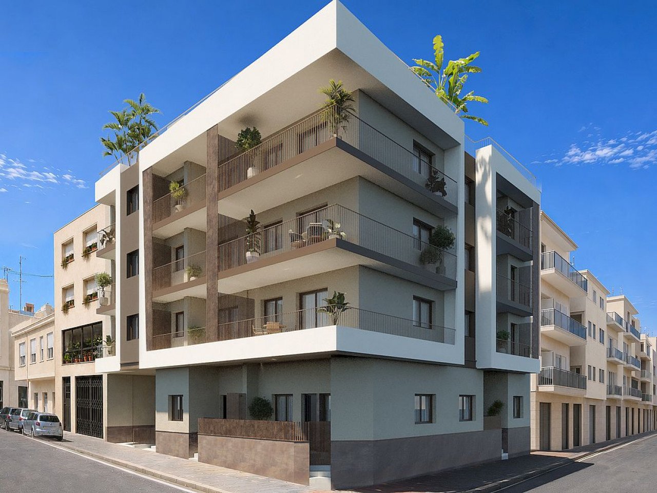 This new modern development consists of 17 apartments situated in the city centre of Santa Pola, just a few metres from the beach and less than 15 ...