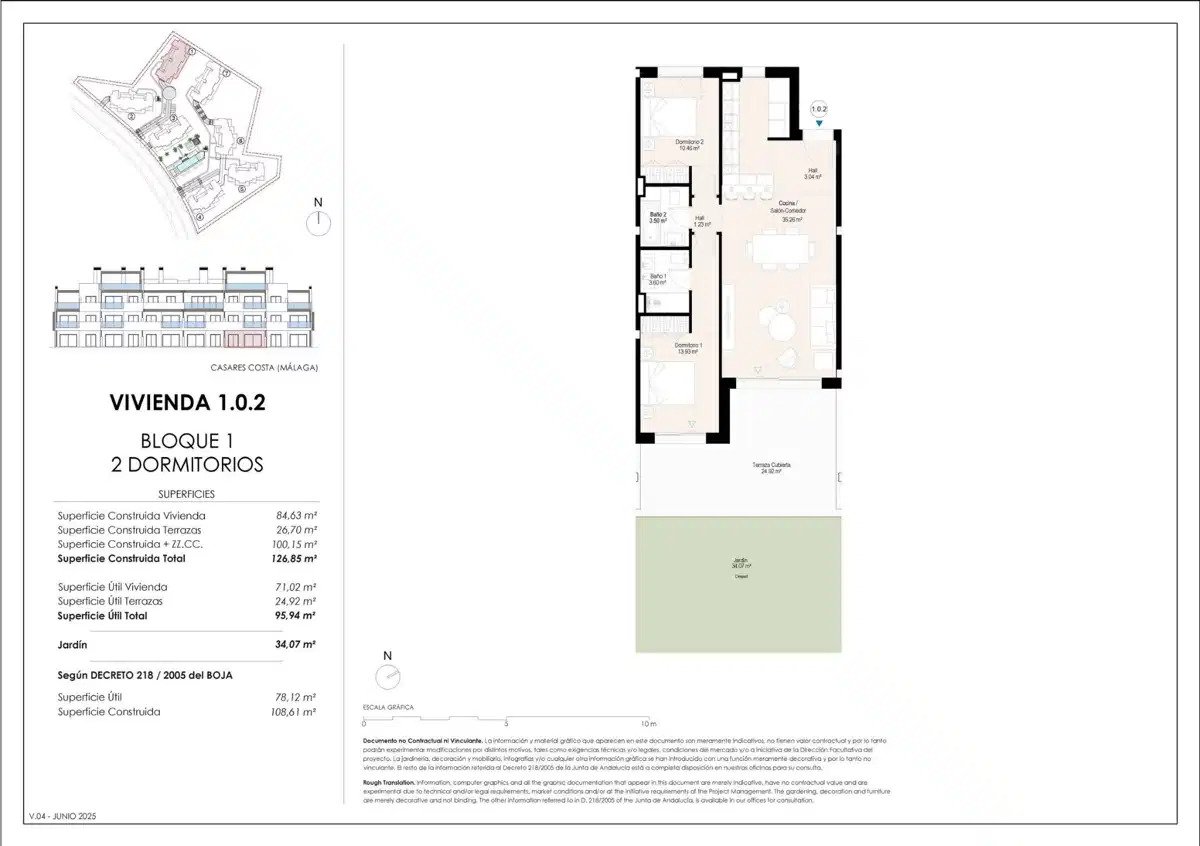 2-Bedroom, 2-Bathroom Modern Apartment with Sea Views in Doña Julia Golf, Casares Costa