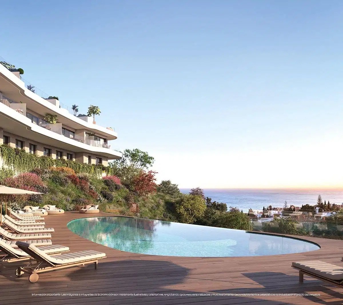 3-Bedroom, 2-Bathroom Luxury Townhouses with Sea Views and Private Pools in Las Lomas del Higuerón