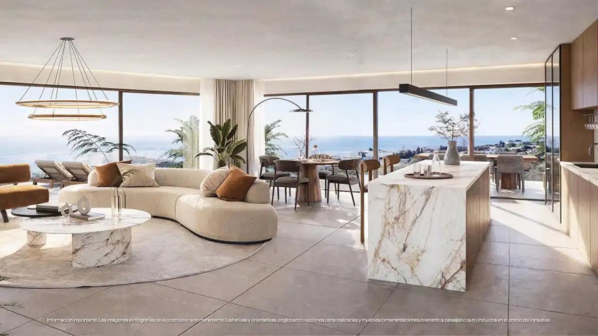 3-Bedroom, 2-Bathroom Luxury Townhouses with Sea Views and Private Pools in Las Lomas del Higuerón