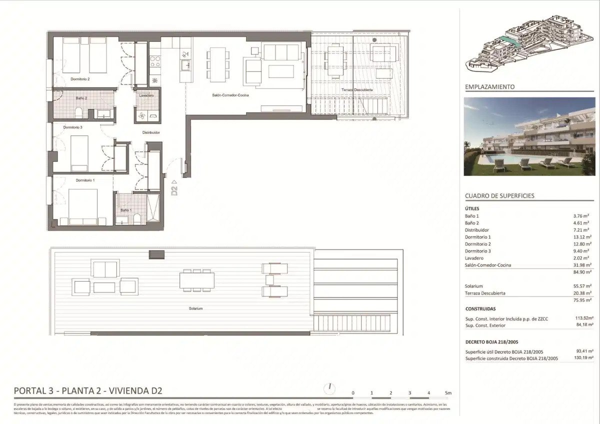3-Bedroom, 2-Bathroom Modern Penthouse with Terrace and Amenities in Estepona