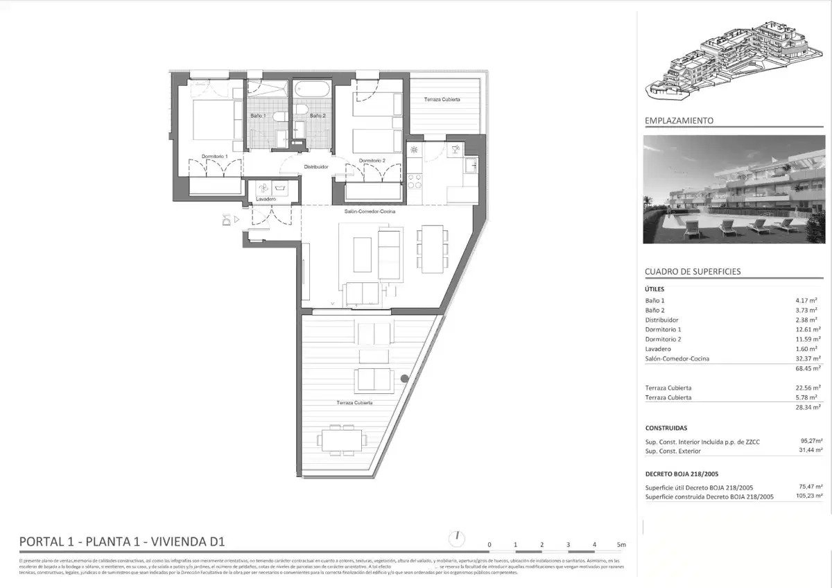 2-Bedroom, 2-Bathroom Modern Apartment in Estepona’s New Residential Complex