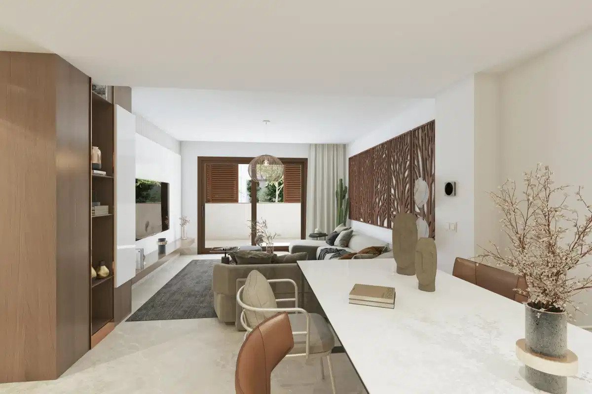 2-Bedroom, 2-Bathroom Apartment with Rooftop Pool and Mountain Views in Central Benahavís
