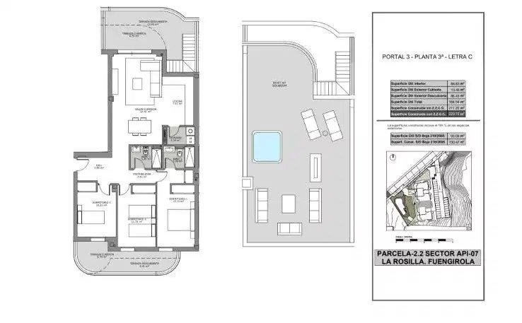 3-Bedroom, 2-Bathroom Penthouse with Panoramic Views in Fuengirola