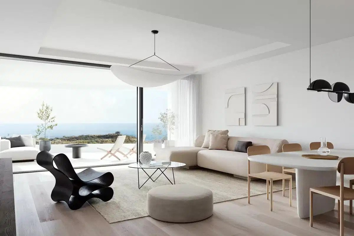 3-Bedroom, 2-Bathroom Townhouse with Panoramic Sea Views and Rooftop Terrace near Mijas