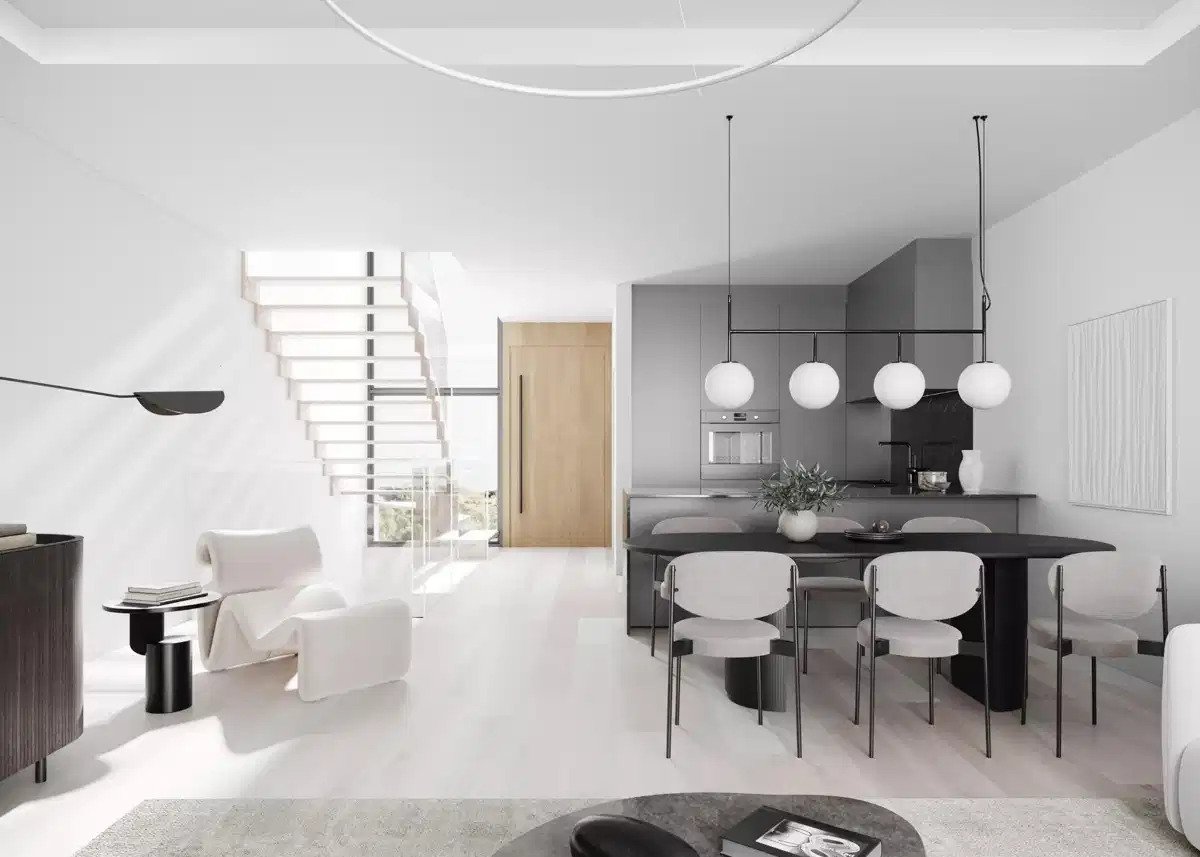 3-Bedroom, 2-Bathroom Townhouse with Panoramic Sea Views and Rooftop Terrace near Mijas