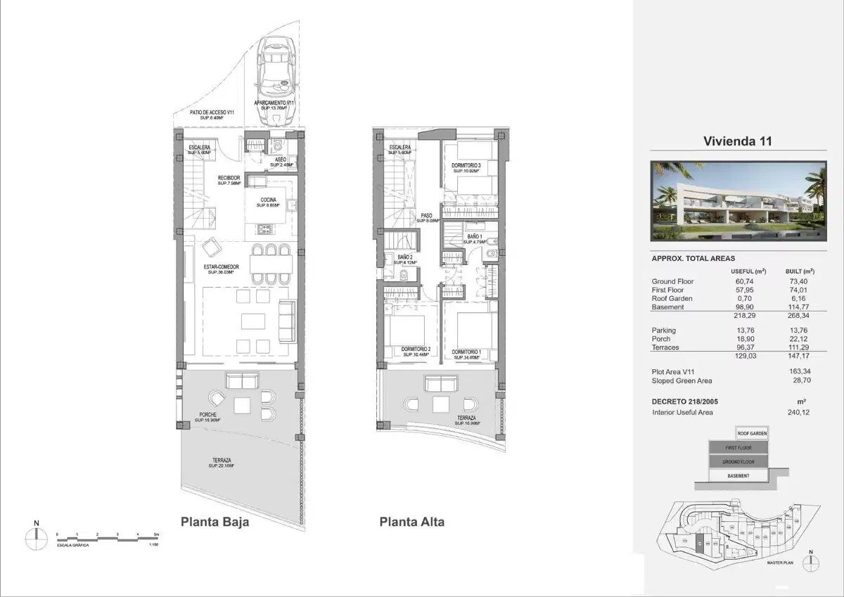 3-Bedroom, 2-Bathroom Townhouse with Panoramic Sea Views and Rooftop Terrace near Mijas