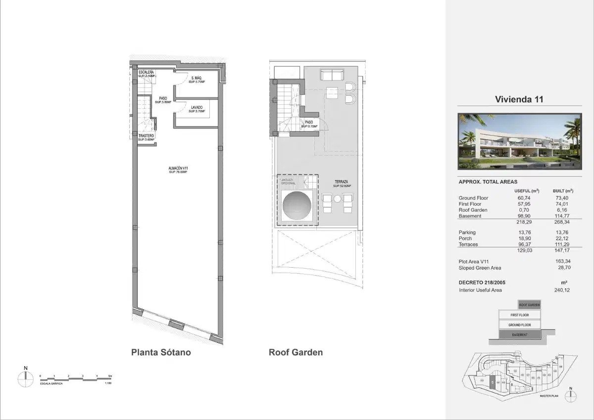 3-Bedroom, 2-Bathroom Townhouse with Panoramic Sea Views and Rooftop Terrace near Mijas