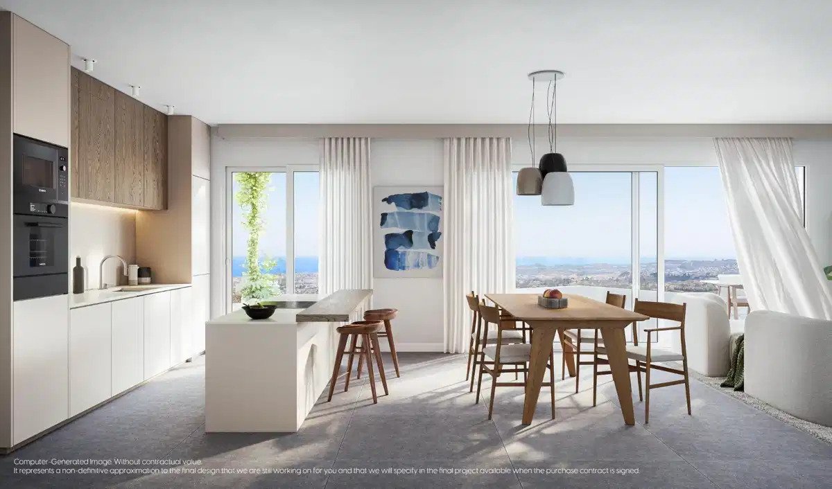 3-Bedroom, 2-Bathroom Apartment with South-West Orientation and Wellness Facilities in Mijas