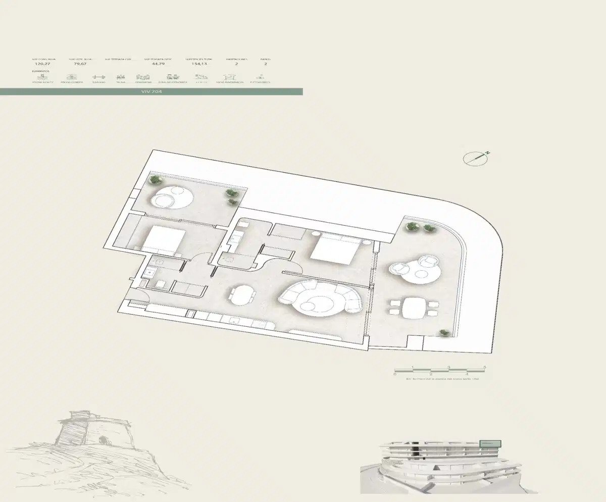 2-Bedroom, 2-Bathroom Luxury Sea View Penthouse 100m from the Beach in Carvajal, Fuengirola