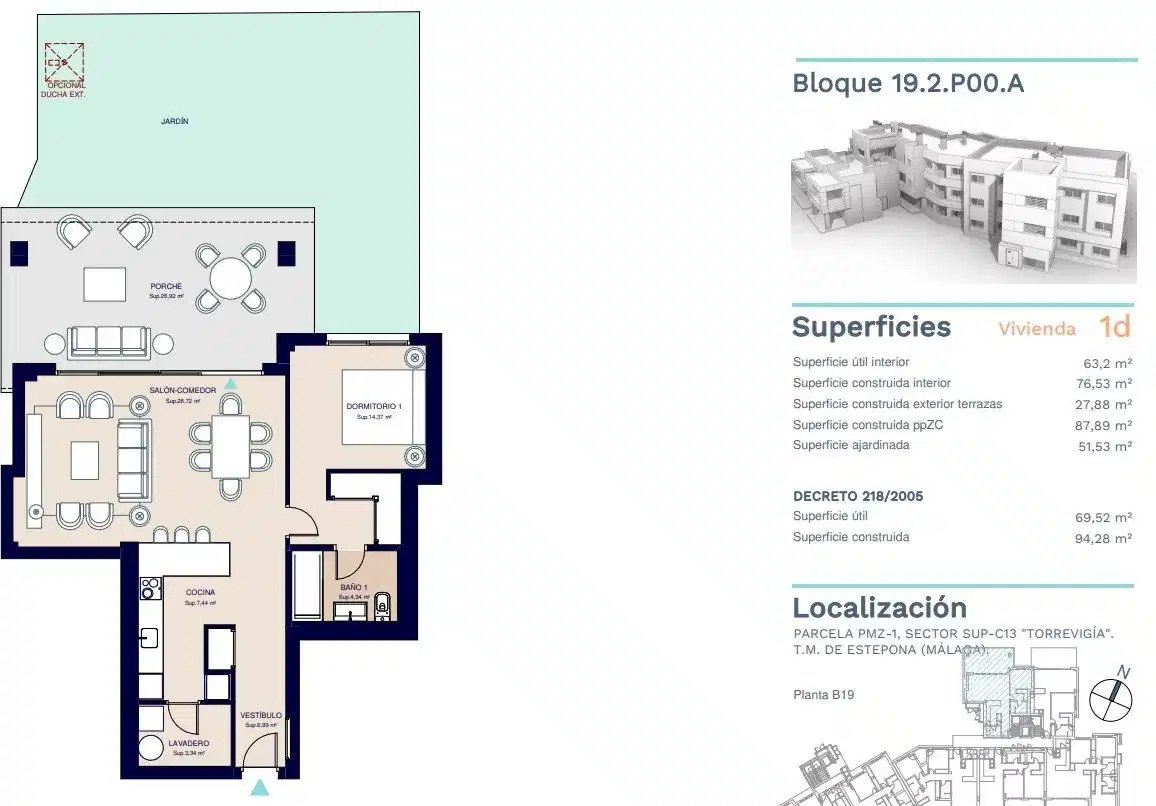 1-Bedroom, 1-Bathroom Ground Floor Apartment with Resort Amenities in Selwo, Estepona
