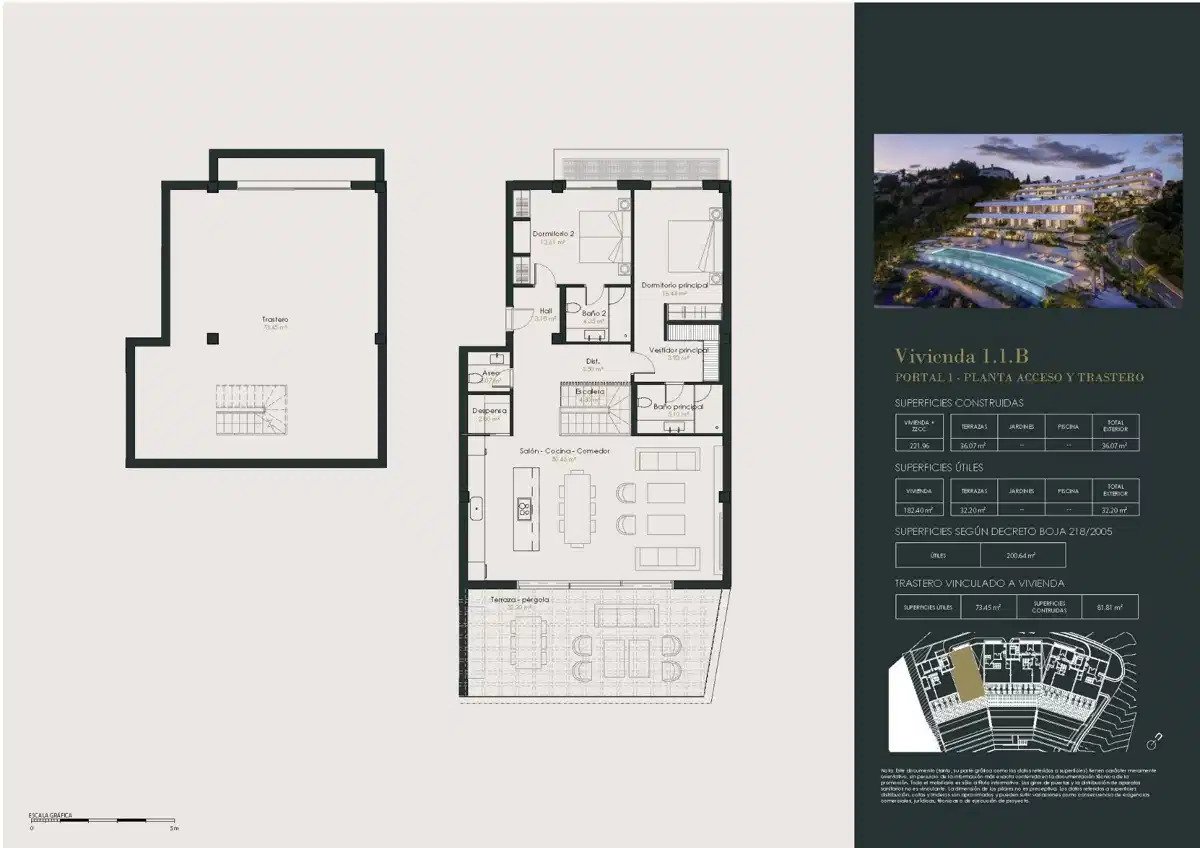 2-Bedroom, 2-Bathroom Boutique Apartments with Sea and Mountain Views in Benahavis