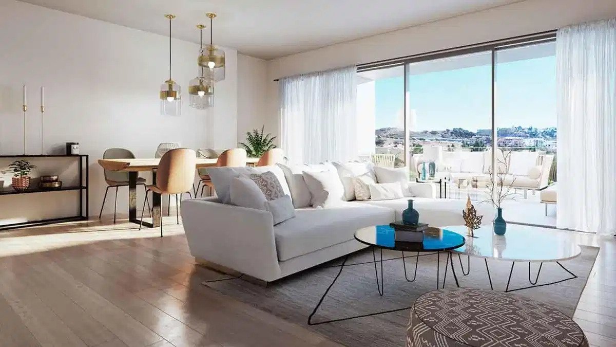 2-Bedroom, 2-Bathroom Apartment with Panoramic Sea Views in Las Lagunas de Mijas