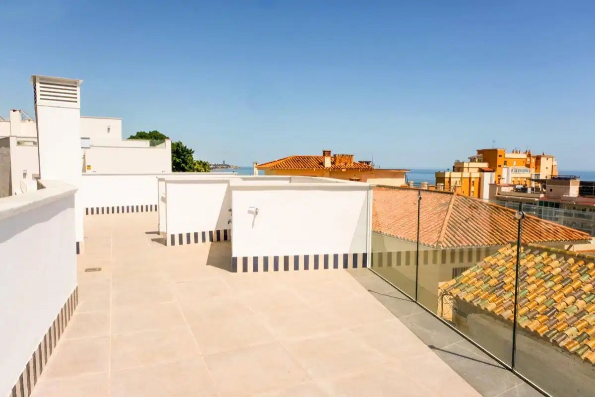 2-Bedroom, 1-Bathroom Town House with Sea Views in La Malagueta, Malaga