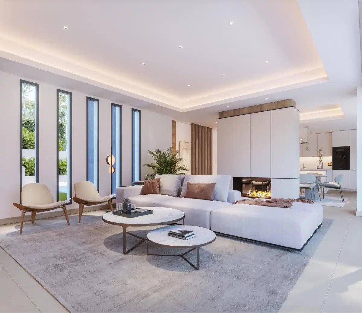 4-Bedroom, 4-Bathroom Luxury Villas with Panoramic Golf and Sea Views in Mijas