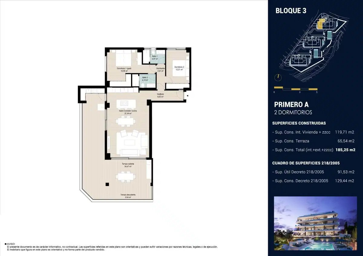 2-Bedroom, 2-Bathroom Apartment with Panoramic Sea Views in Reserva del Higuerón