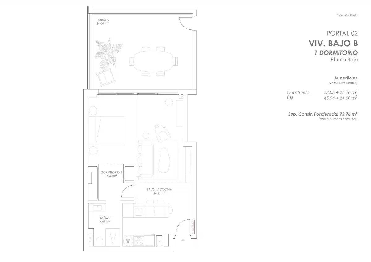 1-Bedroom, 1-Bathroom Ground Floor Apartment in Los Pacos, Fuengirola – Modern Resort-Style Living