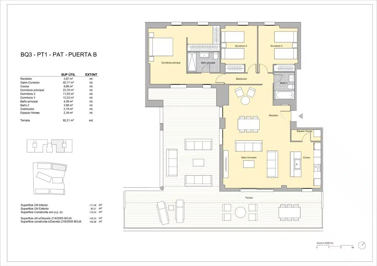 3-Bedroom, 2-Bathroom Penthouse with South-Facing Views in Estepona’s Valle Romano