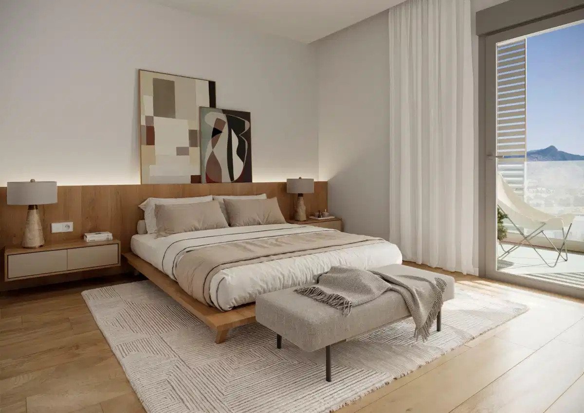 2-Bedroom, 2-Bathroom Apartment with Rooftop Pool and Gym in San Pedro de Alcántara