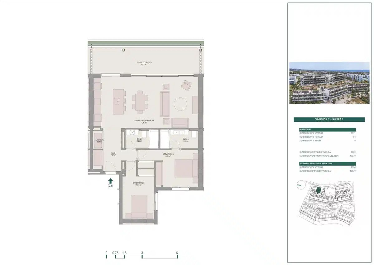 2-Bedroom, 2-Bathroom Apartment in Estepona’s New Golden Mile with Southwest-Facing Terrace