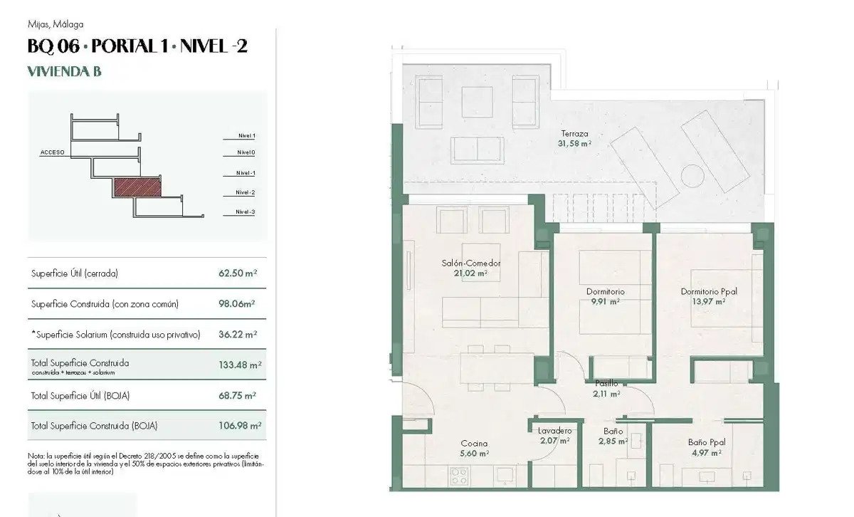 2-Bedroom, 2-Bathroom Luxury Apartment with Panoramic Sea Views in Las Lagunas de Mijas