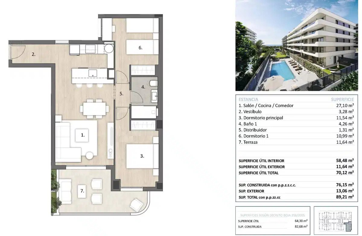 2-Bedroom, 2-Bathroom Modern Apartment 300m from the Beach in Torre del Mar