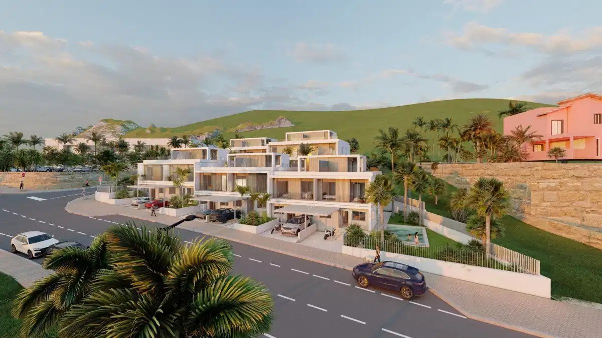 4-Bedroom, 3-Bathroom Semi-Detached Villas with Sea, Golf, and Mountain Views in Estepona