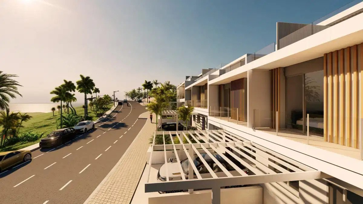4-Bedroom, 3-Bathroom Semi-Detached Villas with Sea, Golf, and Mountain Views in Estepona