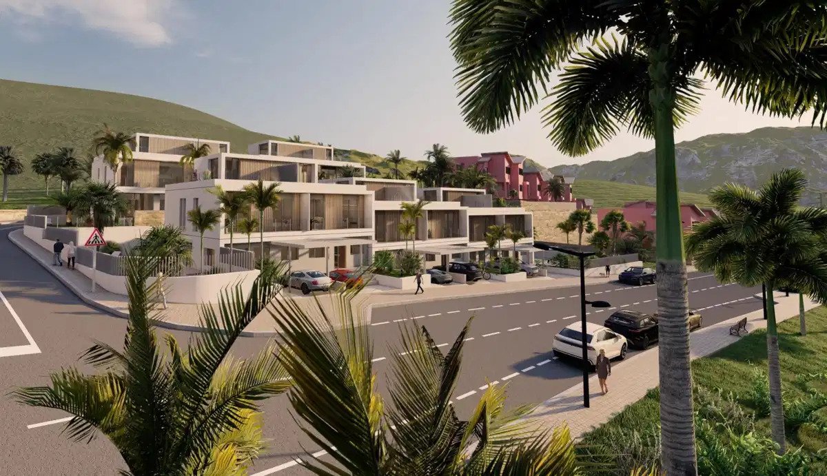 4-Bedroom, 3-Bathroom Semi-Detached Villas with Sea, Golf, and Mountain Views in Estepona