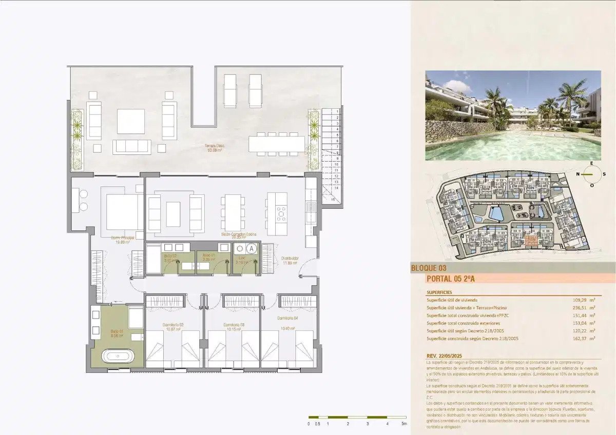 3-Bedroom, 2-Bathroom Penthouse with Resort-Style Amenities in Estepona West