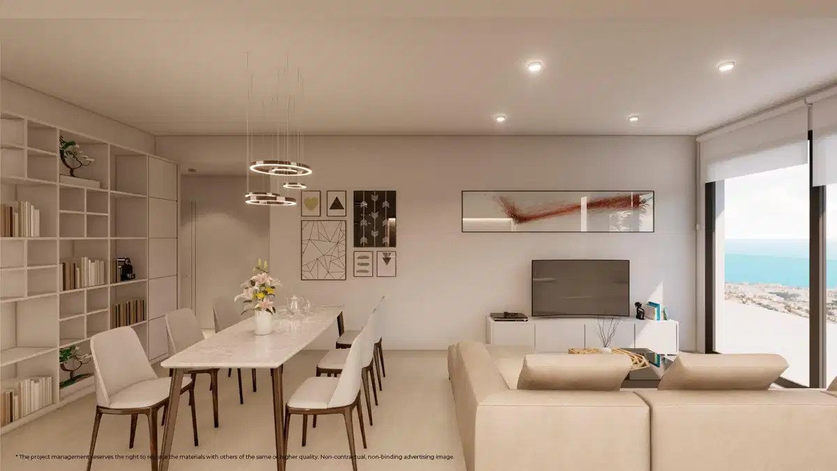 3-Bedroom, 2-Bathroom Sea View New Build Apartment in Benalmadena